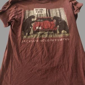 Jackson hole Wyoming t-shirt womens medium